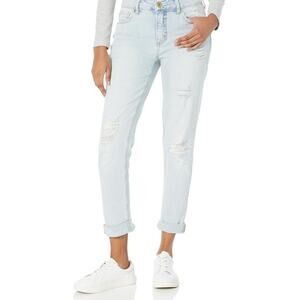 Seven7 Slim Fit Jeans 6 Distressed Y2K Light Wash Beachy Summer Retro Effortless